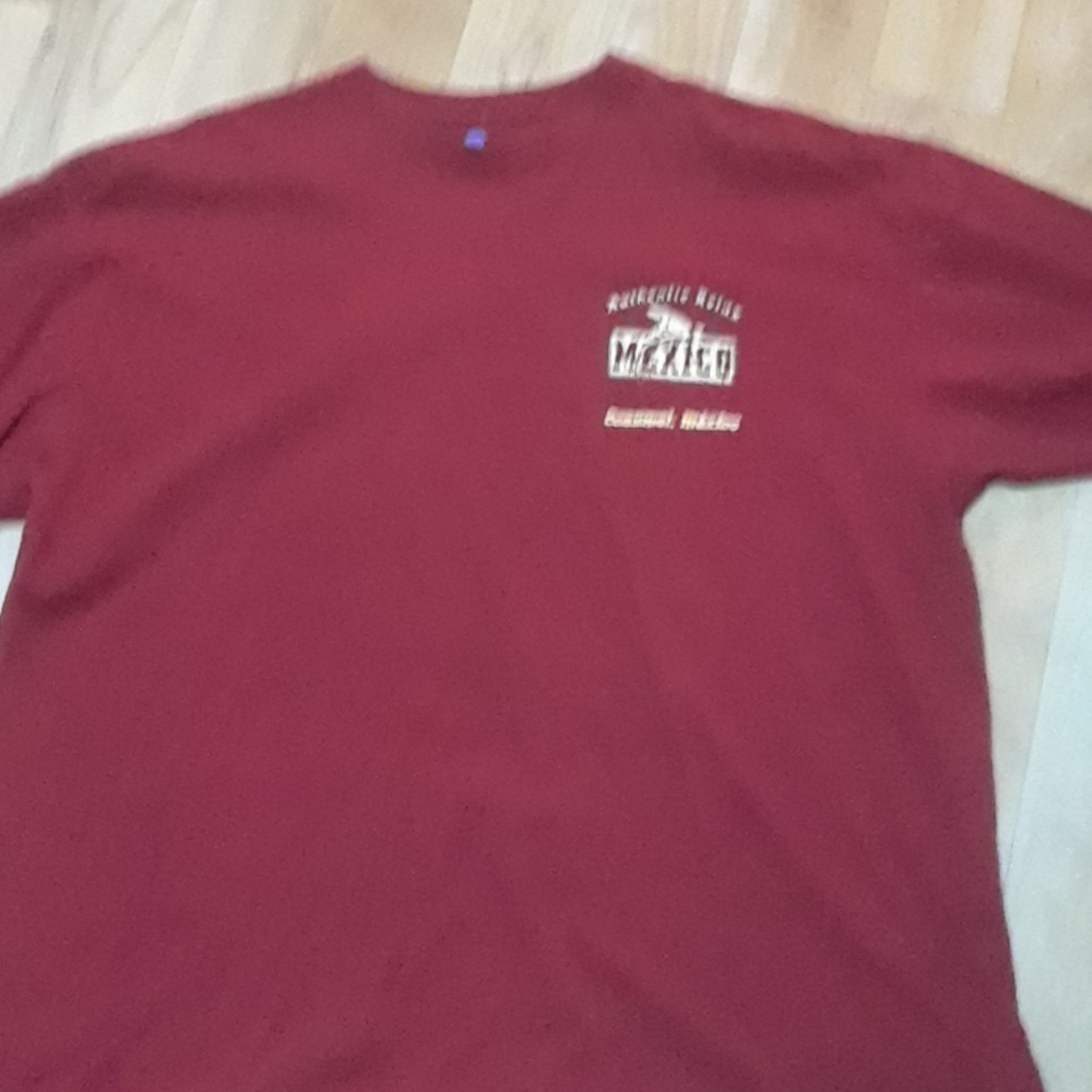 Men's graphic t shirt red 3X Mare Blue